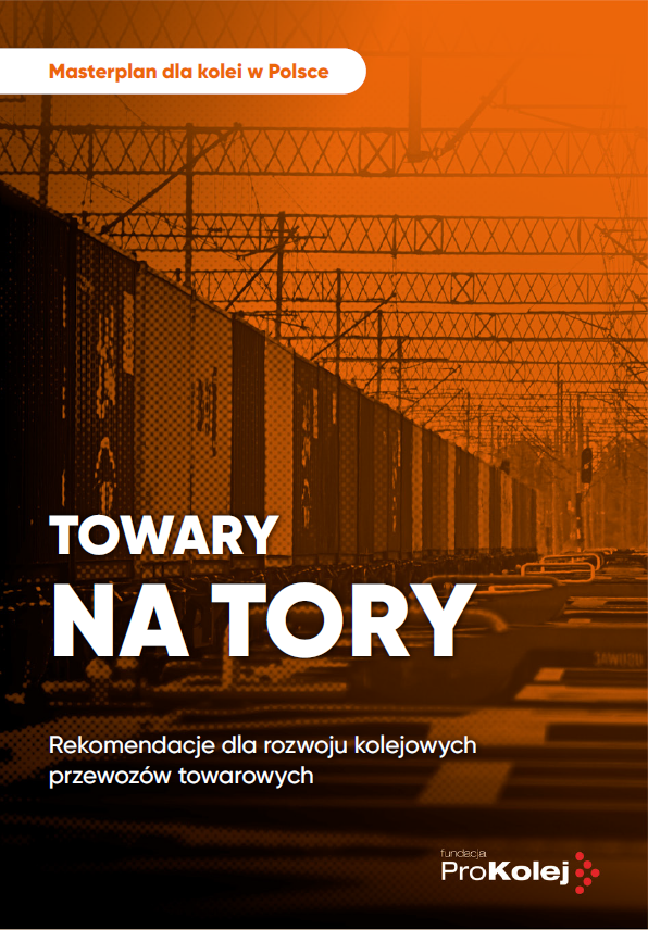 Jarecki Stefan, Majewski Jakub (2025) Towary na tory. Rekomendacje dla rozwoju kolejowych przewozów towarowych. Warszawa: Wyd. A. Marszałek, ss. 52.